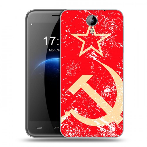 Дизайнерский силиконовый чехол для Homtom HT3 Флаг СССР 