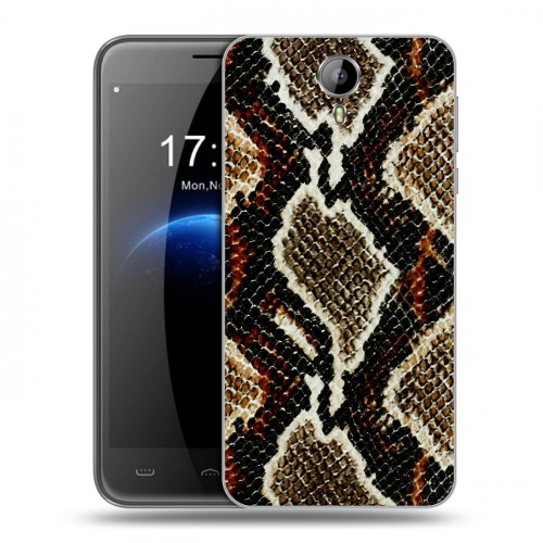 Дизайнерский силиконовый чехол для Homtom HT3 Кожа змей
