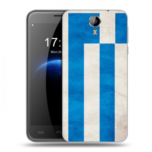 Дизайнерский силиконовый чехол для Homtom HT3 Флаг Греции