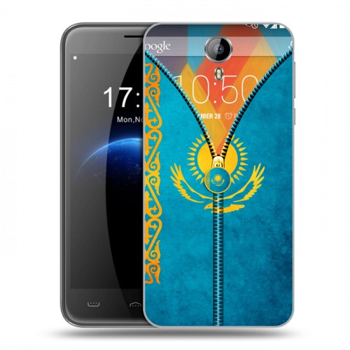 Дизайнерский силиконовый чехол для Homtom HT3 Флаг Казахстана