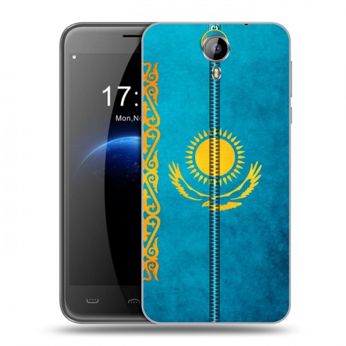 Дизайнерский силиконовый чехол для Homtom HT3 Флаг Казахстана