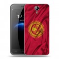 Дизайнерский силиконовый чехол для Homtom HT3 Флаг Киргизии