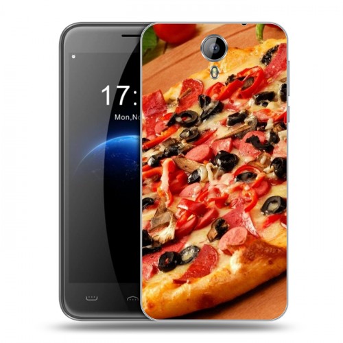 Дизайнерский силиконовый чехол для Homtom HT3 Пицца