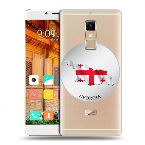 Дизайнерский пластиковый чехол для Elephone S3 Грузия