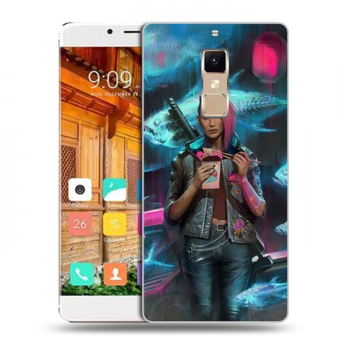 Дизайнерский пластиковый чехол для Elephone S3 Cyberpunk 2077