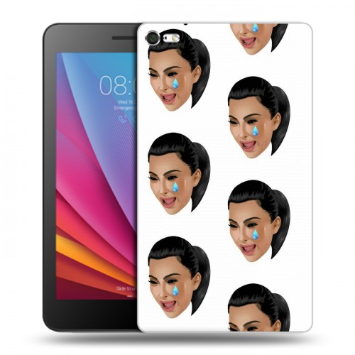 Дизайнерский силиконовый чехол для Huawei MediaPad T2 7.0 Pro Ким Кардашьян