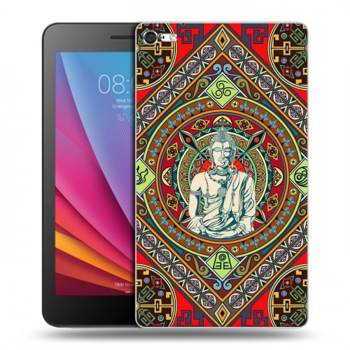Дизайнерский силиконовый чехол для Huawei MediaPad T2 7.0 Pro Тибетские искусства
