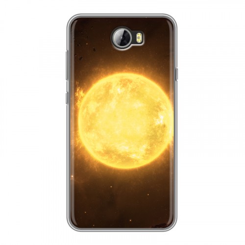 Дизайнерский силиконовый чехол для Huawei Y5 II Солнце