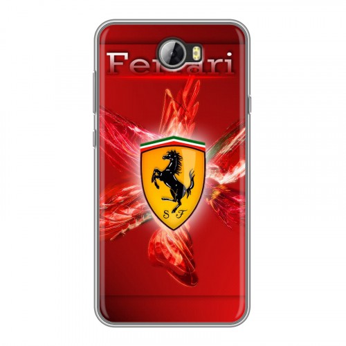 Дизайнерский силиконовый чехол для Huawei Y5 II Ferrari