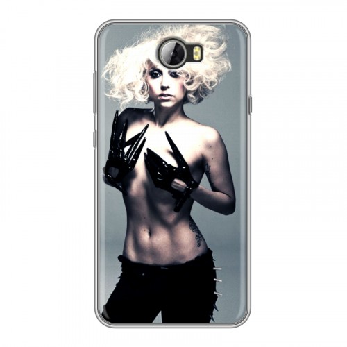 Дизайнерский силиконовый чехол для Huawei Y5 II Леди Гага