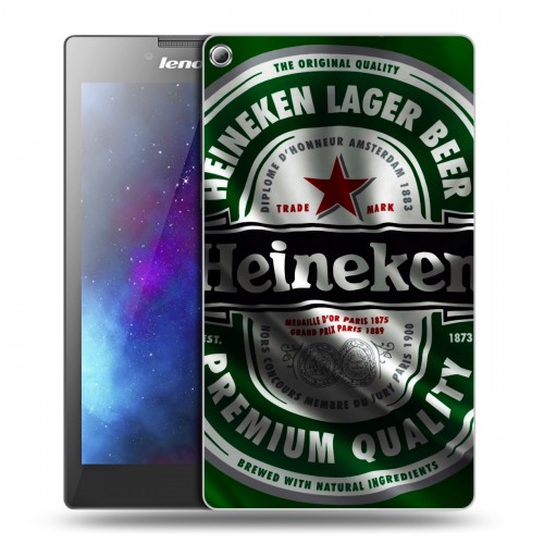 Дизайнерский силиконовый чехол для Lenovo Tab 2 A7-20 Heineken