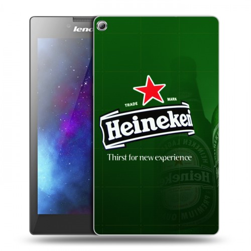 Дизайнерский силиконовый чехол для Lenovo Tab 2 A7-20 Heineken