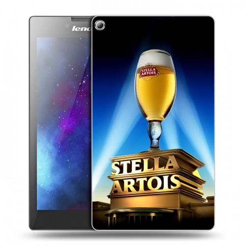 Дизайнерский силиконовый чехол для Lenovo Tab 2 A7-20 Stella Artois