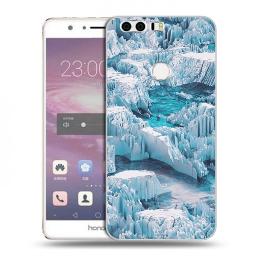Дизайнерский пластиковый чехол для Huawei Honor 8 айсберг