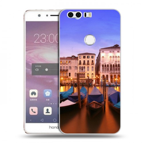 Дизайнерский пластиковый чехол для Huawei Honor 8 венеция