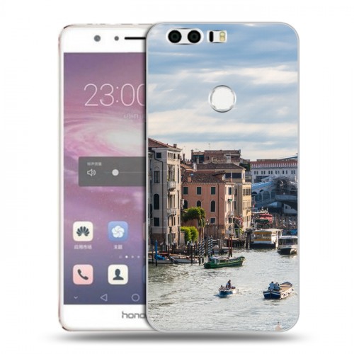 Дизайнерский пластиковый чехол для Huawei Honor 8 венеция