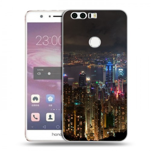 Дизайнерский пластиковый чехол для Huawei Honor 8 Гонконг