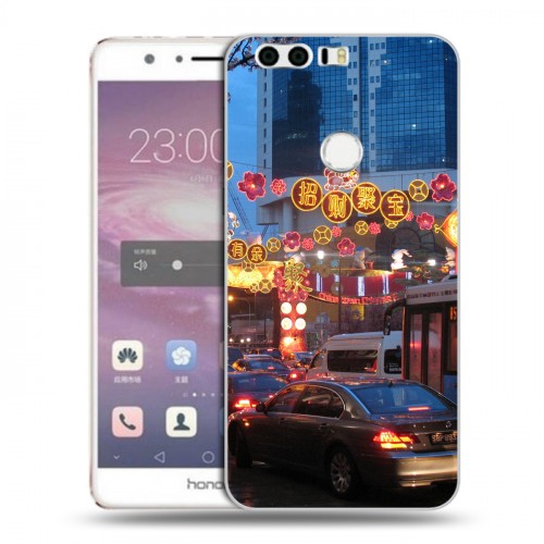 Дизайнерский пластиковый чехол для Huawei Honor 8 Сингапур