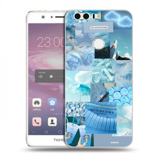 Дизайнерский пластиковый чехол для Huawei Honor 8 Коллаж