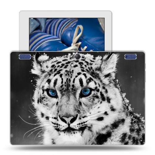 Дизайнерский силиконовый чехол для Lenovo Tab 2 A10-30 Леопард