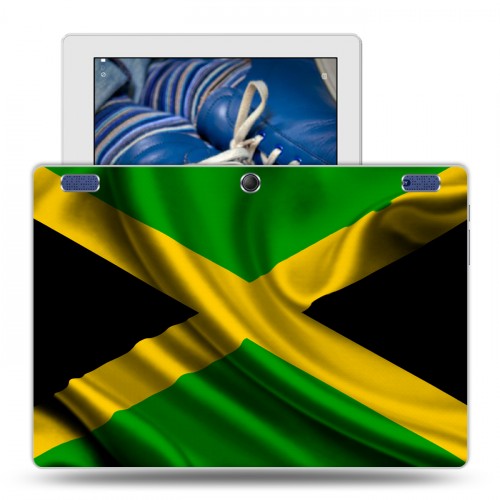 Дизайнерский силиконовый чехол для Lenovo Tab 2 A10-30 флаг Ямайки