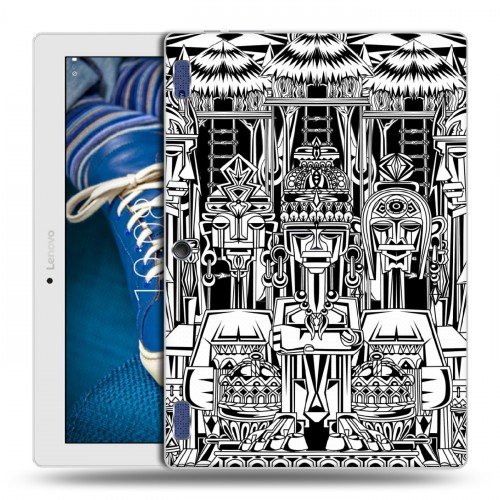 Дизайнерский силиконовый чехол для Lenovo Tab 2 A10-30 Мистические божества