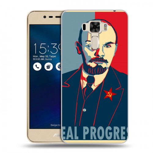 Дизайнерский пластиковый чехол для Asus ZenFone 3 Laser Владимир Ленин