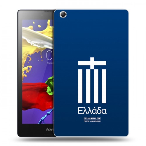 Дизайнерский силиконовый чехол для Lenovo Tab 3 7 Essential Флаг Греции