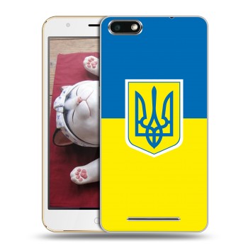 Дизайнерский силиконовый чехол для BQ Strike Флаг Украины (на заказ)