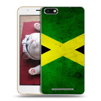 Дизайнерский силиконовый чехол для BQ Strike Флаг Ямайки (на заказ)