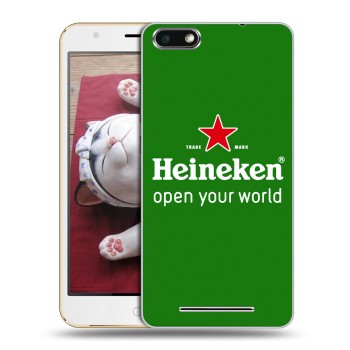 Дизайнерский силиконовый чехол для BQ Strike Heineken (на заказ)