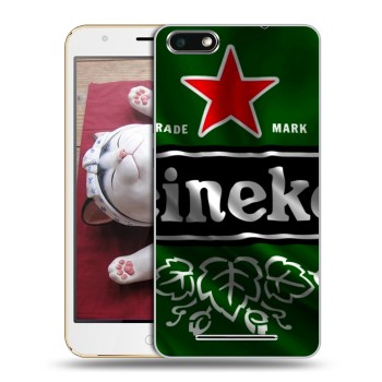 Дизайнерский силиконовый чехол для BQ Strike Heineken (на заказ)