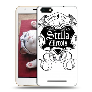 Дизайнерский силиконовый чехол для BQ Strike Stella Artois (на заказ)