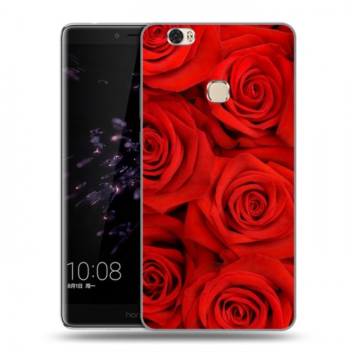 Дизайнерский пластиковый чехол для Huawei Honor Note 8 Розы