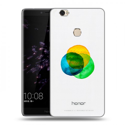 Полупрозрачный дизайнерский пластиковый чехол для Huawei Honor Note 8 Абстракции 5