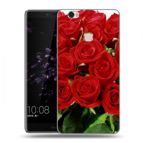 Дизайнерский пластиковый чехол для Huawei Honor Note 8 Розы
