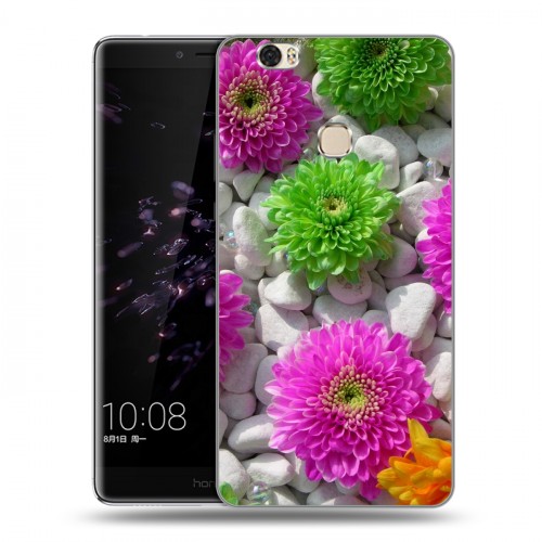 Дизайнерский пластиковый чехол для Huawei Honor Note 8 Хризантемы