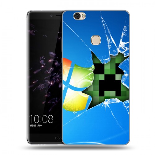 Дизайнерский пластиковый чехол для Huawei Honor Note 8 Minecraft