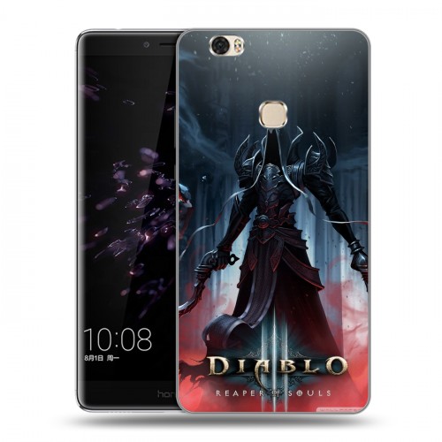 Дизайнерский пластиковый чехол для Huawei Honor Note 8 Diablo