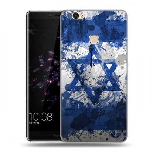 Дизайнерский пластиковый чехол для Huawei Honor Note 8 Флаг Израиля