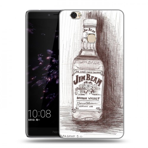 Дизайнерский пластиковый чехол для Huawei Honor Note 8 Jim Beam