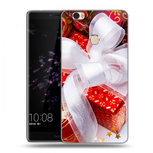 Дизайнерский пластиковый чехол для Huawei Honor Note 8 Новогодняя хвоя