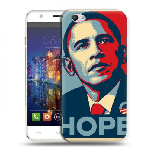 Дизайнерский силиконовый чехол для BQ Amsterdam Барак Обама