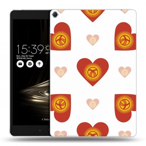 Дизайнерский силиконовый чехол для ASUS ZenPad 3S 10 флаг Киргизии