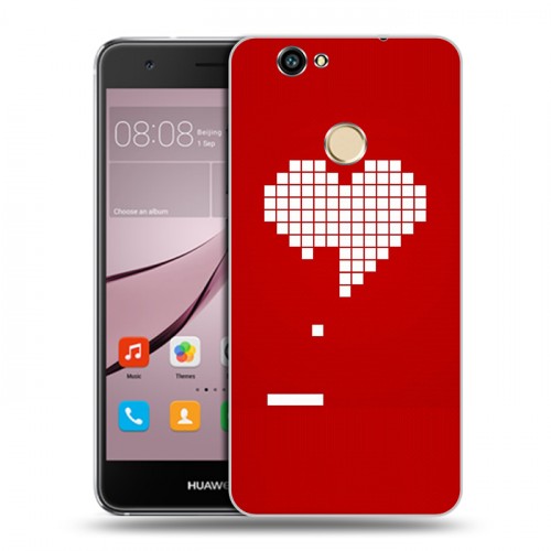 Дизайнерский силиконовый с усиленными углами чехол для Huawei Nova День Святого Валентина