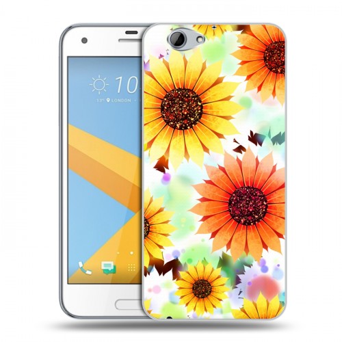 Дизайнерский силиконовый чехол для HTC One A9S Органические цветы