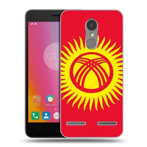 Дизайнерский силиконовый чехол для Lenovo K6 флаг Киргизии