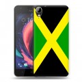 Дизайнерский пластиковый чехол для HTC Desire 10 Lifestyle Флаг Ямайки