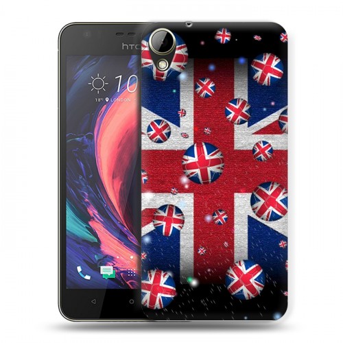 Дизайнерский пластиковый чехол для HTC Desire 10 Lifestyle Флаг Британии