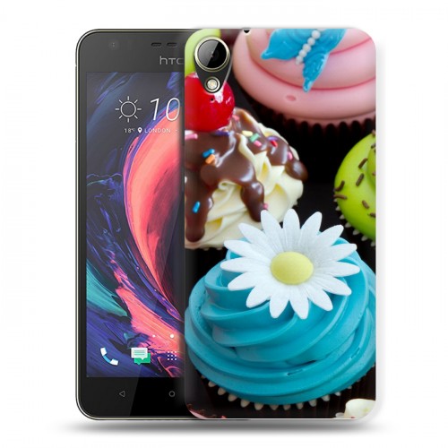 Дизайнерский пластиковый чехол для HTC Desire 10 Lifestyle Кексы